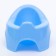 Children's pot, color of mix for a boy (turquoise, green, blue)
