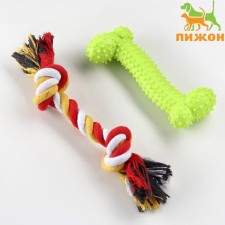 A set of toys for medium dogs 