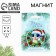 Acrylic New Year's magnet "New Year: Gift for you", for the New Year, 5 cm