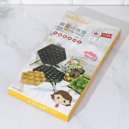 The pan -double “nuts”, 40 × 21 × 3.3 cm, plastic handle, black color-4