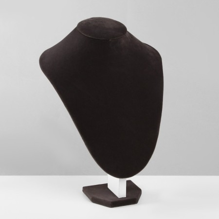 Bust for jewelry, 20 × 8 × 29 cm, h = 29 cm, phlock, color gray graphite-2