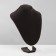 Bust for jewelry, 20 × 8 × 29 cm, h = 29 cm, phlock, color gray graphite