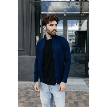 Jumper male ise, size 58, dark blue color-5