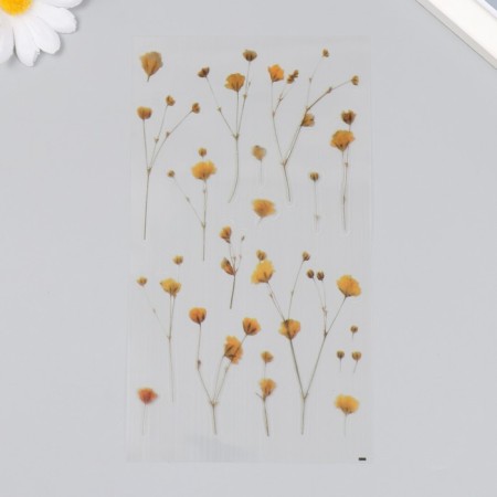 Stickers for creativity plastic "gypsophila" 21x10.5 cm