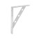 Bracket reinforced 200x150 Chrome