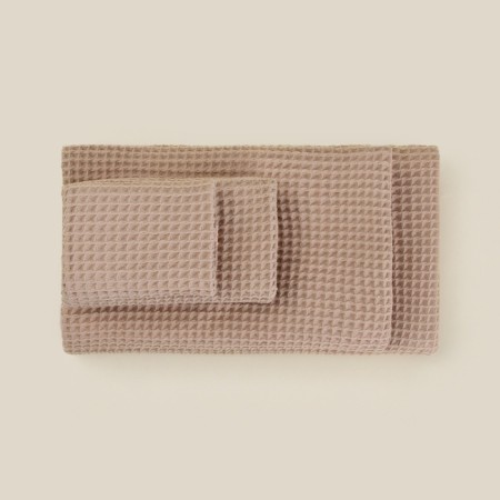 Waffle towel SL Home: Basic "Sabbia" 30x60 cm, 100% cotton, 340 g/m2-4