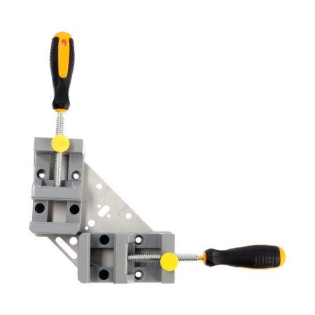 Corner striped reinforced tundra, metallic, two clamps 90 and 180 °, 2k handle, 70 mm 107021-2