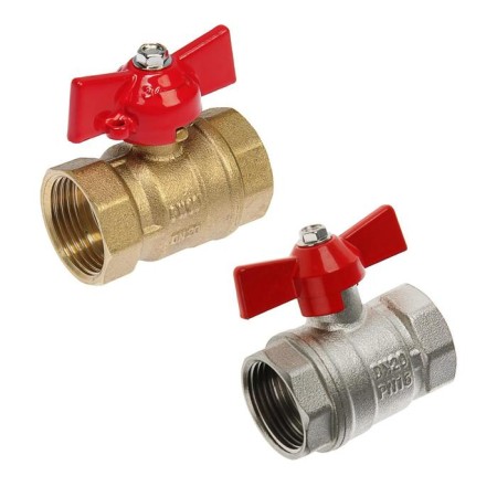 Ball valve "STM" Optima, internal/internal thread 3/4, butterfly