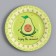Disposable plate with lamination "avocado" cardboard, 18 cm