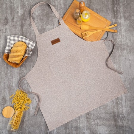 Apron Ethel "plain" cell 65 x70cm, 100% p/e-4