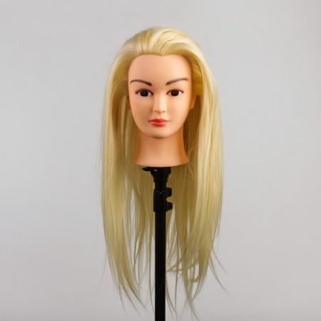 Training head, artificial hair, 80cm-1