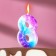 Candle in the cake on the skewer "Galaxy", the number is 8, 5.5 cm