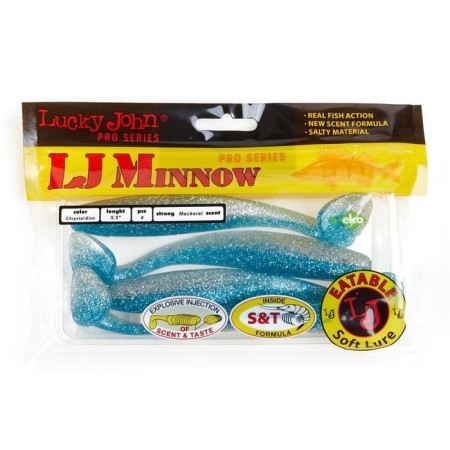 Vibro -ligs edible LJ Pro Series Minnow 5.5in (13.90)/T05 4pcs.-2