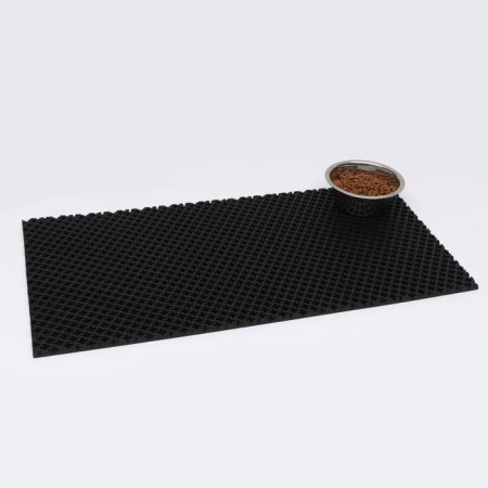 Animal mat is universal, rectangular, 40 x 80 cm, black-2