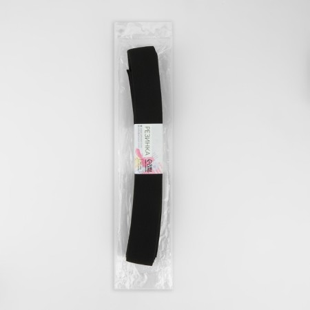 Knitted elastic, 40 mm, 10 ± 0.5 m, black color-2