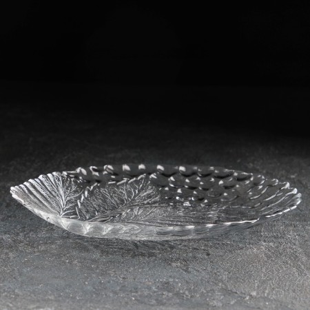Set of oval dishes glass Sultana, 23 × 18 cm, 2 pcs, color transparent-2
