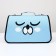 Bag - Carriage for animals "Sleepy dog", frame, size m, 40 x 21 x 27 cm, blue