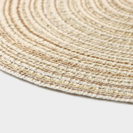 Serving napkin on the table "Duo", d = 30 cm, beige color-3