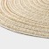 Serving napkin on the table "Duo", d = 30 cm, beige color
