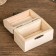 Casket wood for painting rectangle "nut" 9x5x6 cm