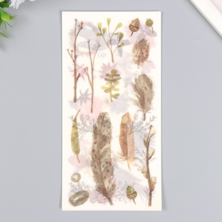 Stickers "Autumn Paints" set 3 sheets 10x20 cm-2