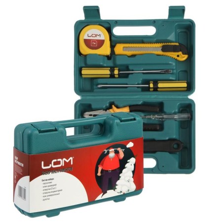 A set of tools in the Case Lom New Year, in gift packaging, 7 items