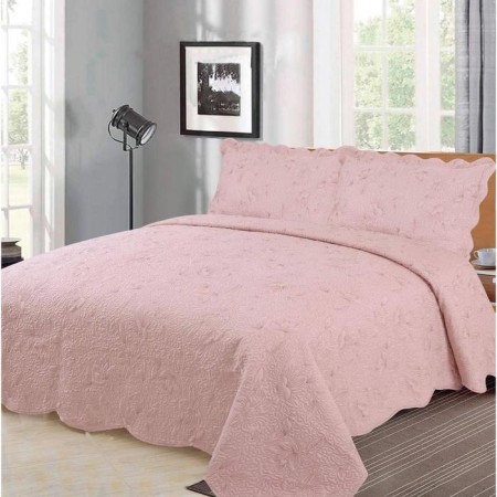 A set with a blanket "Daisy", size 230x250 cm, 50x70 cm - 2 pcs, color of the powder