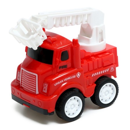Set of machines "Firefighters", 4 pcs, inertia-1