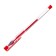 Gel pen, 0.5 mm, red, transparent case