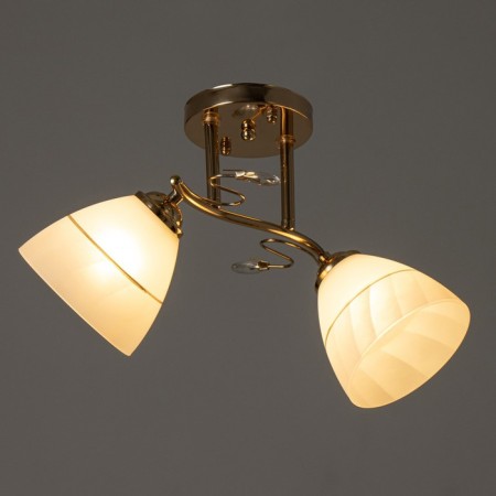 Barbara chandelier 2he27 40W gold 45x26x27 cm Bayerlux-2