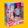 Doll baby Lyna on a walk with a scooter, pet and accessories, mix