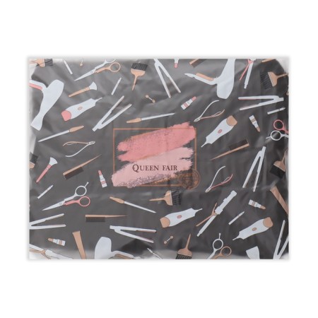 Pelerina hairdresser, with hook, black color-4