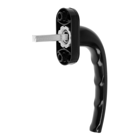 Window handle, macbet, 38 mm, black color-1