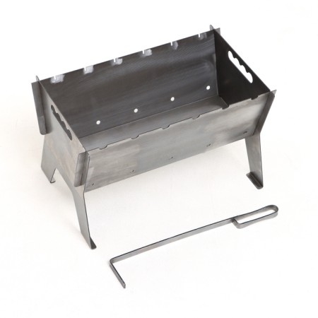 Charget assembly "Optimal", silver, metal thickness 2 mm, 49 x 31.1 x 29.5 cm-3