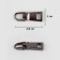 Poller for lightning, metal, 2.8 × 1 cm, 5 pcs, black nickel color