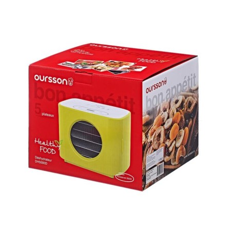 Drywall for vegetables and fruits Oursson DH5000D/RD, 300 watts, 5 tiers, red-4