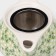 Hot teapot "Spring flowering", 200 ml, with metal sieve, green color