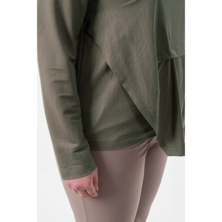 Female blouse, size 56, khaki color-4