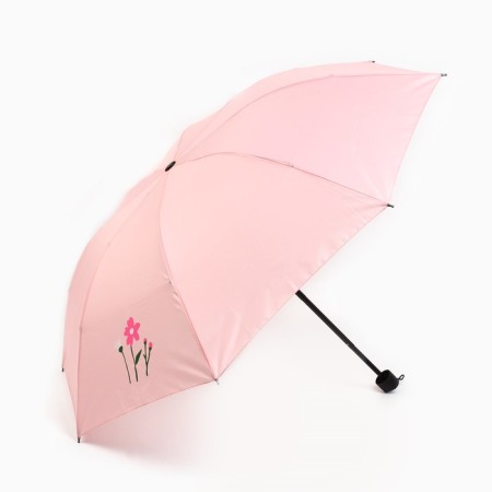 Mechanical female umbrella, 8 knitting needles, d = 95, pink minimalism