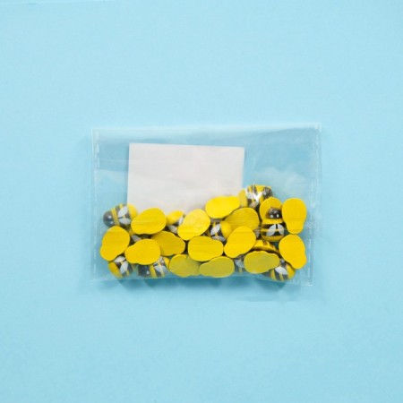 Floristic "bees", 30 pcs., 12 x 9 mm-4