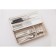 Double tray for cutlery, color mix