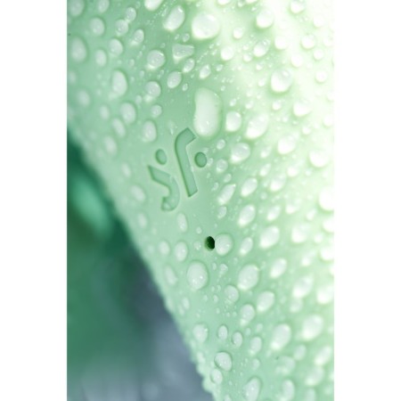 Unrealistic vibrator Satiffyer Air Pump Bunny 5, silicone, green, 15 cm-6
