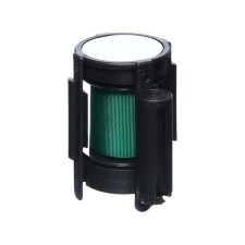 Cassette with an exhaust tape - 280 cm, height - 11 cm, width - 48 mm, green