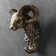 Figure hook "Baran" bronze 8x10x13cm