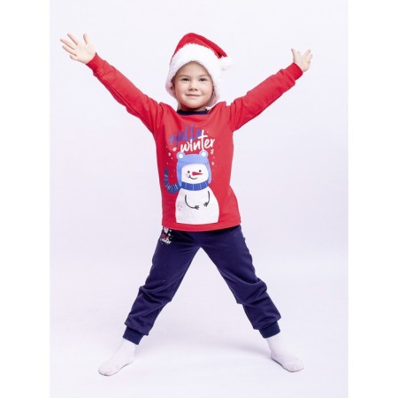 Pajamas: T -shirt, trousers, height 128 cm, multicolor color-2