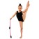 Bulas for rhythmic gymnastics inserted Grace Dance, 36 cm, pink/black color