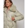 Coat insulated winter female, size 56, the color is light green