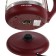 Electric kettle WillMark WEK-2005G, glass, 2 l, 2200 W, LED lighting, burgundy