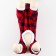 Kombinson for animals red-black in a cage, XS (DS 27, Osh 23-27, OG 41-45)