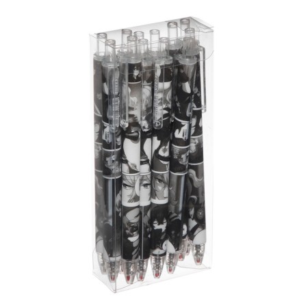 Automatic black gel handle "Anime-comic" MIX-4